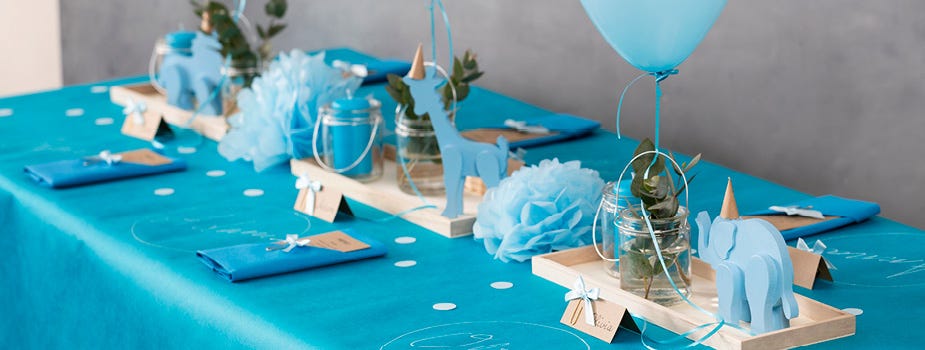 Decoraties voor doopfeesten