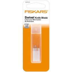 Fiskars Reservemesjes Fiskars Art Knife, L: 5 mm, B: 3 mm, 3 stuk/ 1 doos