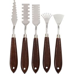 Paletmessen set met patroon