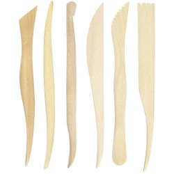Boetseergereedschap, L: 15 cm, 6stuk/ 1 doos