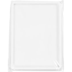 Inkt blad, D: 1,5 cm, afm 25x34 cm, wit, 1 stuk