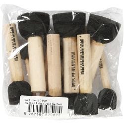 Foam Tamponeerstokjes, L: 9-10 cm, d 13+20+25+35 mm, 12 stuk/ 1 doos