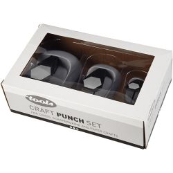 Ponsen set, zeskant, afm 25+49+75 mm, 3 stuk/ 1 doos
