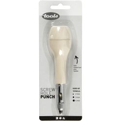 Schroef priem, gatgrootte 2+3+4 mm, 1 stuk