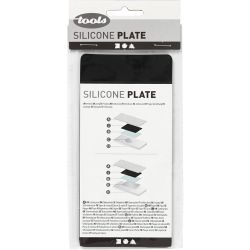 Silicone plaat, afm 15,5x7,3 cm, dikte 2 mm, 1 stuk