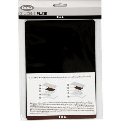 Silicone mat, afm 15,3x21,6 cm, dikte 2 mm, 1 stuk