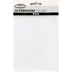 Embossing Folder , harten, afm 11x14 cm, dikte 2 mm, 1 stuk