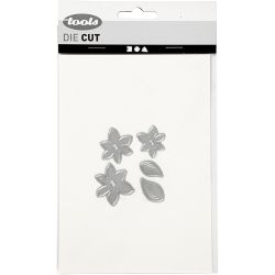 Stans- en embossing mallen, kleine planten, afm 2-5x1,2-5 cm, 1 stuk