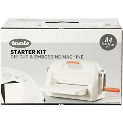 Stans- en embossingmachine Starterset, A4, vel 210x297 mm, 1 set