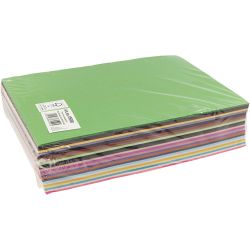 Toon-op-toon papier, A4, 130 gr, 20x25 div vellen, 500 vel/ 1 doos