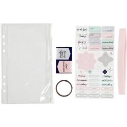 Plastic etui met accessoires