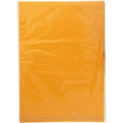 Tissuepapier, vel 50x70 cm, 17 gr, geel, 25 vel/ 1 doos