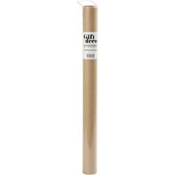 Cadeaupapier, B: 50 cm, 60 gr, beige, 5 m/ 1 rol