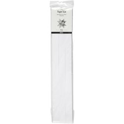 Vlechtstroken, L: 73 cm, d 11,5 cm, B: 25 mm, wit, 100 stroken/ 1 doos