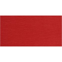 Crepepapier, vel 50x250 cm, rood, 10 vouw/ 1 doos