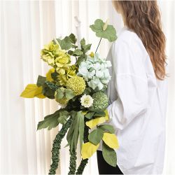 Cr&ecirc;pepapier, vel 25x60 cm, Cr&ecirc;pe-verhouding: 180%, 105 gr, lichtgroen, 4 vel/ 1 doos