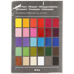 Tissuepapier, A4, vel 210x297 mm, 17 gr, 30x10 vel/ 1 doos
