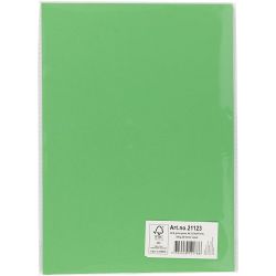 Gekleurd Karton, A4, vel 210x297 mm, 180 gr, gras groen, 20 vel/ 1 doos