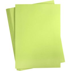 Gekleurd Karton, A2, vel 420x594 mm, 180 gr, lichtgroen, 100 vel/ 1 doos