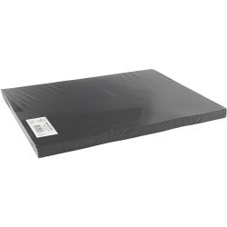 Gekleurd Karton, A3, vel 297x420 mm, 180 gr, zwart, 100 vel/ 1 doos