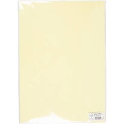 Gekleurd Karton, A2, vel 420x594 mm, 180 gr, lichtgeel, 10 vel/ 1 doos
