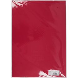 Gekleurd Karton, A2, vel 420x594 mm, 180 gr, kerstrood, 10 vel/ 1 doos