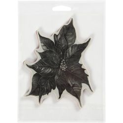 Stempel, Kerstster, H: 5 mm, afm 14x11 cm, 1 vel