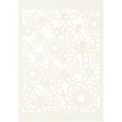 Patroonkarton, vel 10,5x15 cm, 200 gr, off-white, 10 stuk/ 1 doos