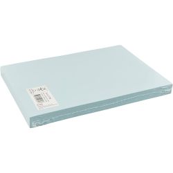 Gekleurd Karton, A4, vel 210x297 mm, 180 gr, lichtblauw, 100 vel/ 1 doos