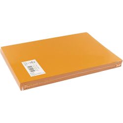 Gekleurd Karton, A4, vel 210x297 mm, 180 gr, oranje, 100 vel/ 1 doos
