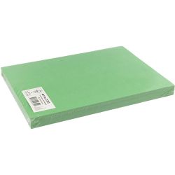 Gekleurd Karton, A4, vel 210x297 mm, 180 gr, gras groen, 100 vel/ 1 doos