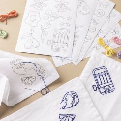 Wateroplosbare Borduurvellen