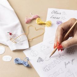 Wateroplosbare borduurvellen