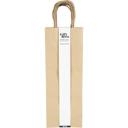 Papieren Zakken, H: 36 cm, B: 13x8 cm, 125 gr, bruin, 10 stuk/ 1 doos