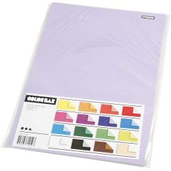 Color Bar Karton, A4, vel 210x297 mm, 250 gr, 16 div vellen/ 1 doos