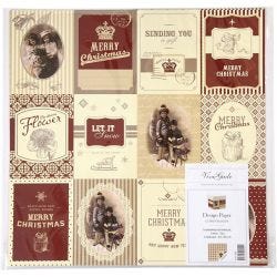 Design Papier, vel 30,5x30,5 cm, 120 gr, 5 vel/ 1 doos