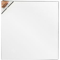 Canvas, D: 1.6 cm, afm 40x40 cm, 360 gr, wit, 1 stuk