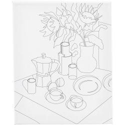 Schildercanvas met print