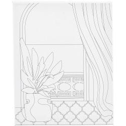 Schildercanvas met print