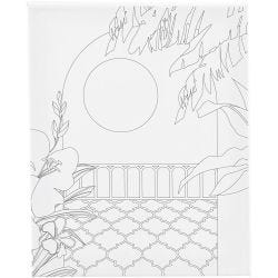 Schildercanvas met print