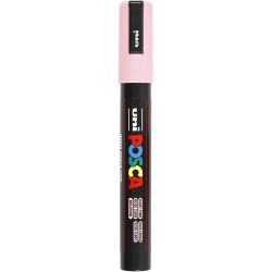 Posca Marker, afm PC-5M, lijndikte 2,5 mm, medium, lichtroze, 1 stuk