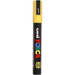 Posca Marker, afm PC-5M, lijndikte 2,5 mm, medium, geel, 1 stuk
