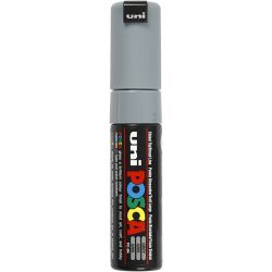 Posca Marker, afm PC-8K, lijndikte 8 mm, breed, grijs, 1 stuk