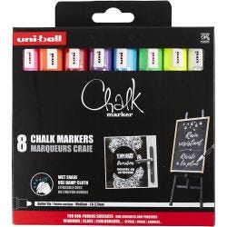 Chalk Marker, lijndikte 1,8-2,5 mm, 8 stuk/ 1 doos
