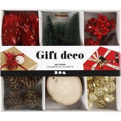 Geschenkverpakking set, ouderwets, 6 div/ 1 doos