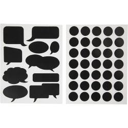 Krijtbord stickers