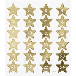 Stickers, cijfers, vel 15x16,5 cm, 1 vel