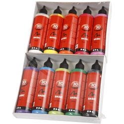 3D liner, diverse kleuren, 10x100 ml/ 1 doos