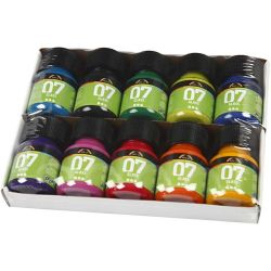 A-Color Glass, diverse kleuren, 10x30 ml/ 1 doos
