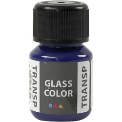 Glass Color Transparent, brilliant blauw, 30 ml/ 1 fles